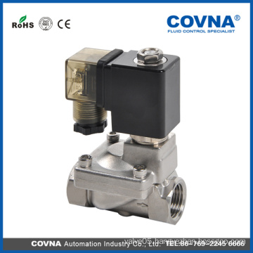 DC 12V Hot water hot oil stainless steel solenoid valve for air